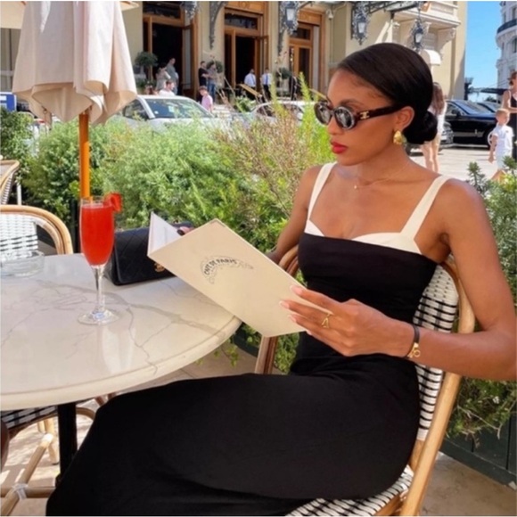 Reformation Black and White Dress - Picture 2 of 8